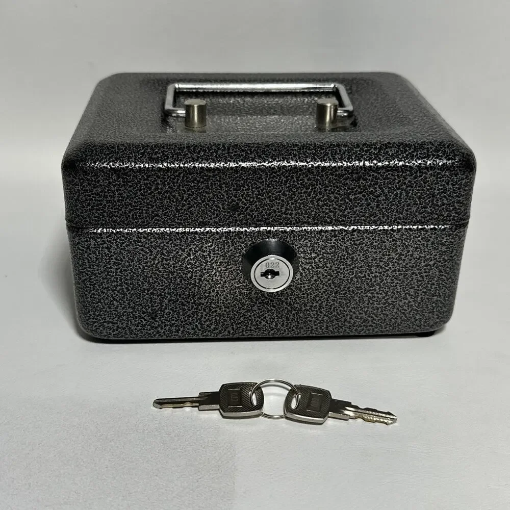 EUC Hercules by FireKing Lock Box 6”x3” with 2 keys